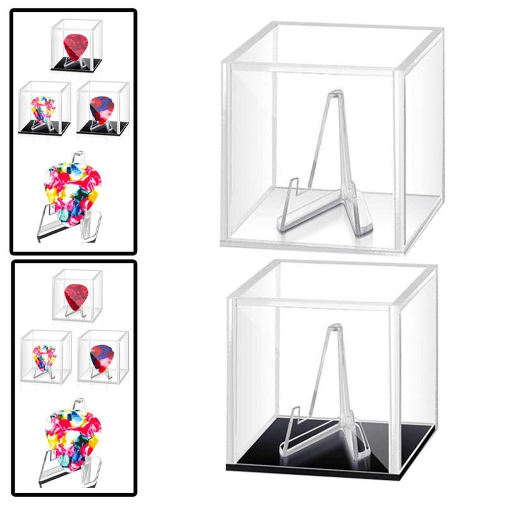 [trdfdv] Guitar Pick Display Box Acrylic Guitar Pick Display Case Transparent Guitar Pick Holder Col