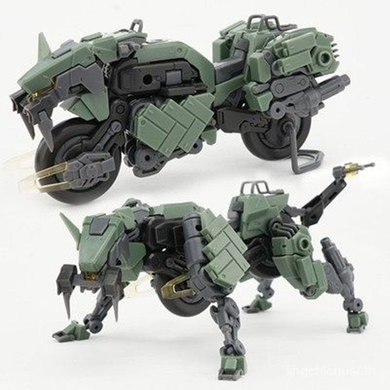 NO.57 Puppet Squad การล่าสัตว์ฟันประกอบ Mecha Deformation Model รถจักรยานยนต์ 1/24 Movable Model Fig