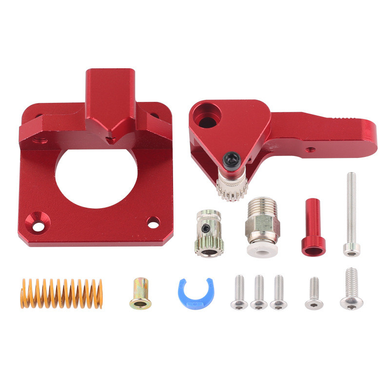 3d อุปกรณ์เสริมเครื่องพิมพ์ Double Pulley Extruder สีแดง CR-10S PRO Ender-3 Btech Feed Delivery Mach