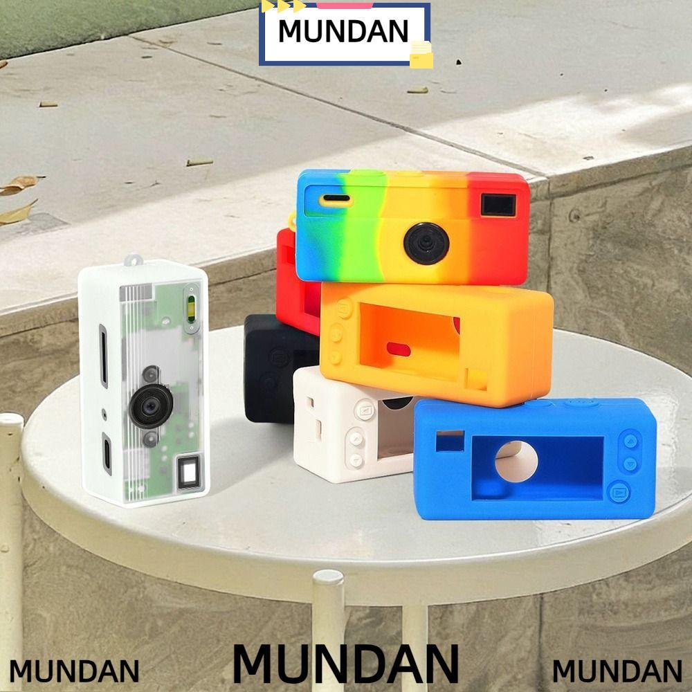 MUNDAN Soft ,ซิลิโคนป้องกันรอยขีดข่วนสําหรับ Kodak Charmera ,พร้อมฝาครอบป้องกันกล้องพวงกุญแจที่ทนทานเชือกเส้นเล็ก