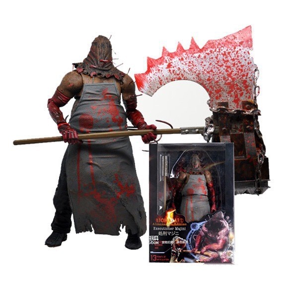 Neca Resident Evil Butcher Zombies 3 Super Movable ของเล่นอาวุธขวาน