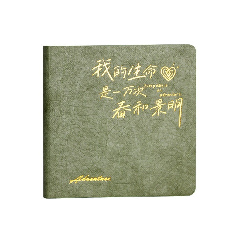 Dupont Paper Square Travel Stamp Book Collection Punch Card Blank Stamp Book โน้ตบุ๊คแบบพกพาวรรณกรรม