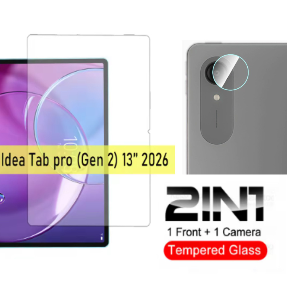 กระจกนิรภัยป้องกันหน้าจอและเลนส์สําหรับ Lenovo Idea Tab Pro Gen2 TB378FC 13 "funda Xiaoxin Pad Pro G