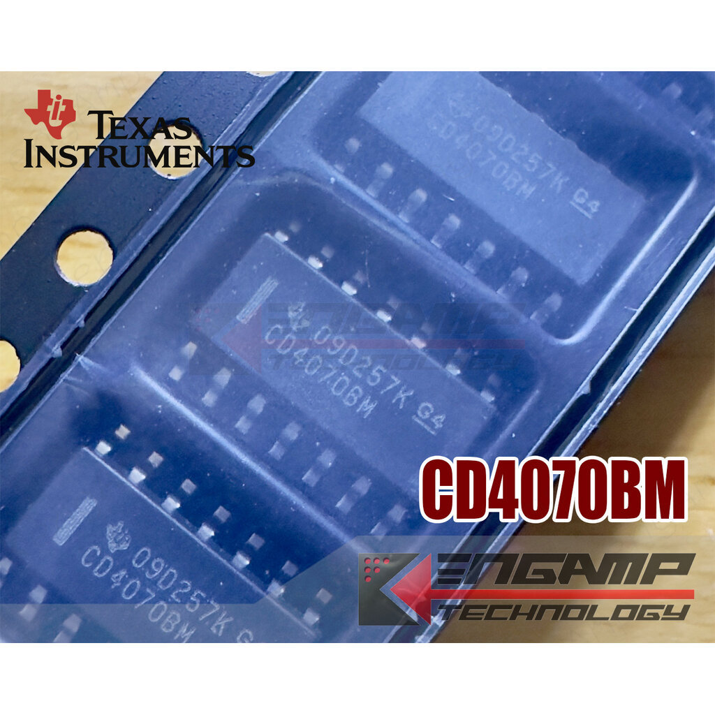 (1ตัว) [IC] CD4070BM CD4070 TEXUS SOIC14 CMOS Quad Exclusive-OR and Exclusive-NOR Gate