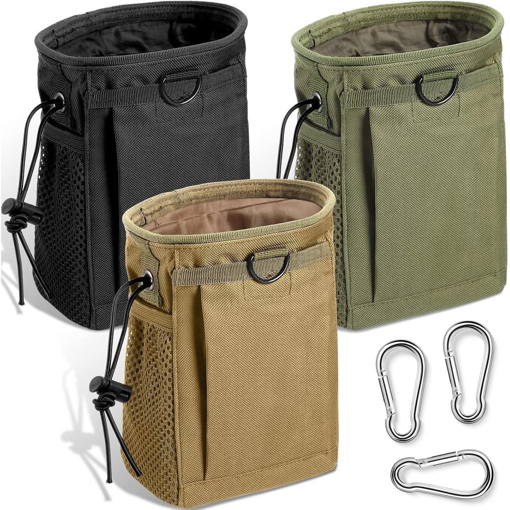Shappy 3 ชิ้น กระเป๋า Molle และเข็มขัดทหาร ปรับแต่งได้ตามต้องการ
