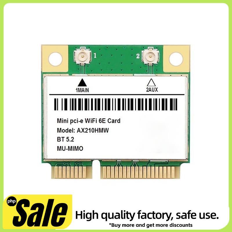 1 ชิ้น AX210HMW WIFI6E ซิมการ์ดเดียวเดสก์ท็อปพีซีรองรับ WIN10 11 WIFI6 E พร้อมการ์ดเครือข่ายไร้สาย G