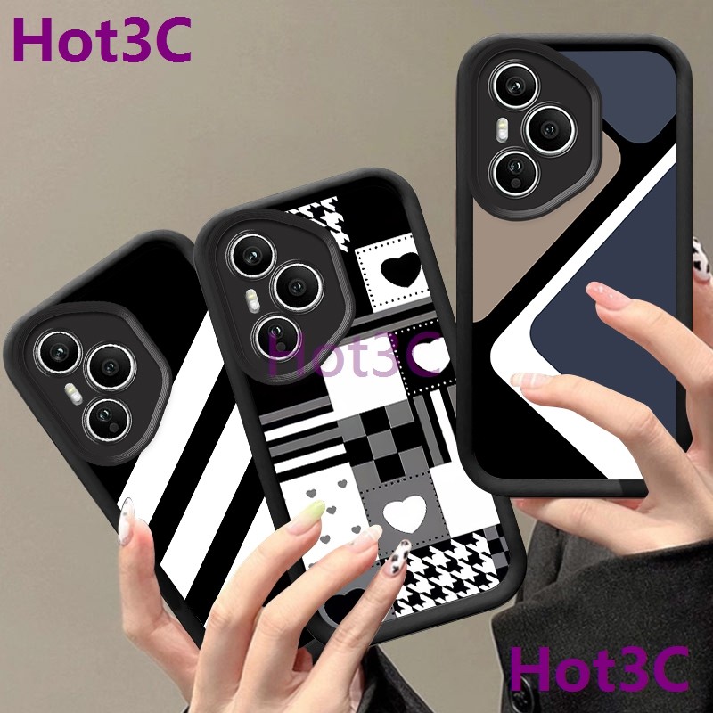 เคส For Honor 400 Pro 5G tpu เลนส์ป้องกันแฟชั่น DL เคสโทรศัพท์แบบนุ่ม PJCP