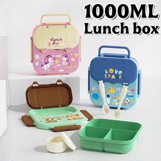 2026 New Lunch Box for Kids Microwave Safe Leak-proof Bento Box With Spoon Fork for Child School