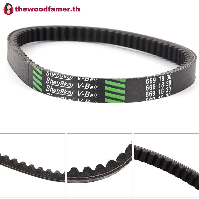 Well Drive Belt 669 18 30 สกู๊ตเตอร์ Moped 49cc 50cc Go Kart GY6 CVT สําหรับ TAOTAO Roketa TH