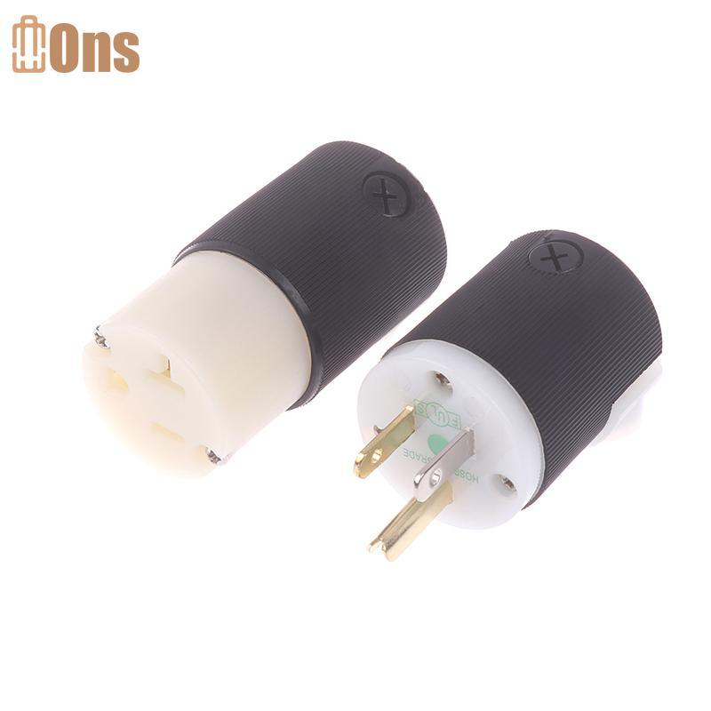 Ons US Plug หญิง Soet HBL5266C NEMA 5-15P/15R AC แหล่งจ่ายไฟชาย Connector ที่
