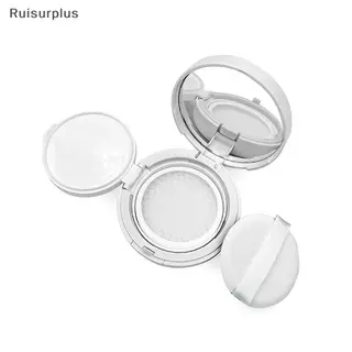 [Rui-t] 15g/0.5oz Empty Air Cushion Puff Box เครื่องสําอางแบบพกพาแต่งหน้ากรณีคอนเทนเนอร์พร้อมแป้งฟองน้ํากระจกสําหรับบีบีครีม Foundation