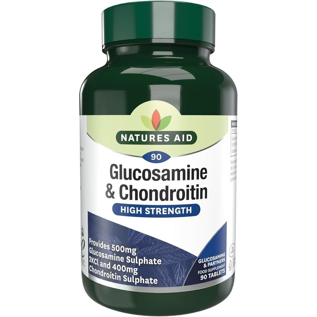 Natures Aid Glucosamine Sultapute 500mg & Chondroitin 400mg - อาหารเสริมข้อ - รองรับความระดมพล ความย