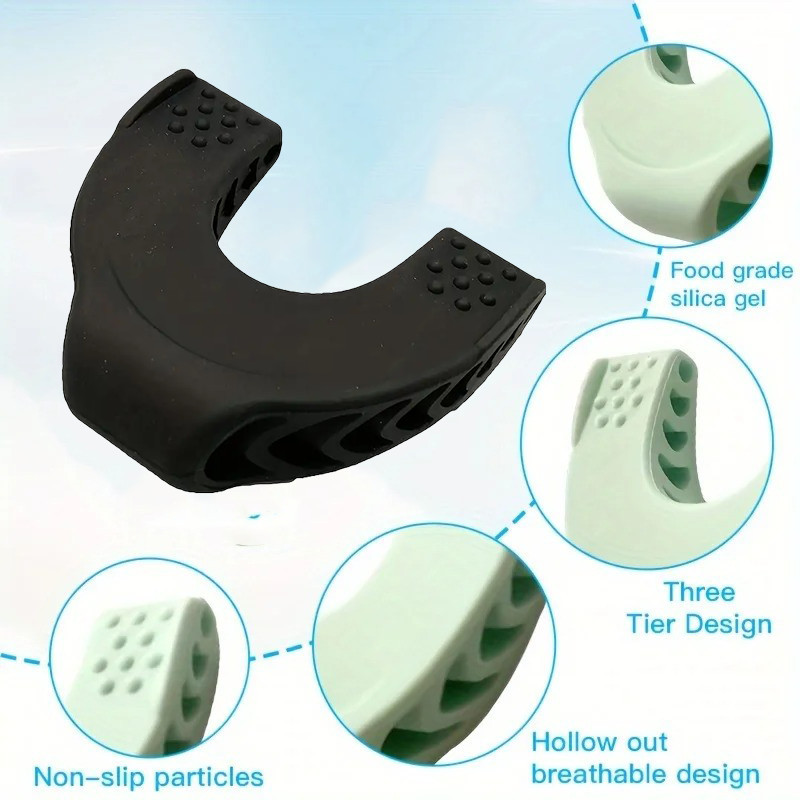 [AURORA] IALMVIE ซิลิโคน Jaw Trainer Mastic Ball Jaw การออกกําลังกายเครื่องมือ - LV-6