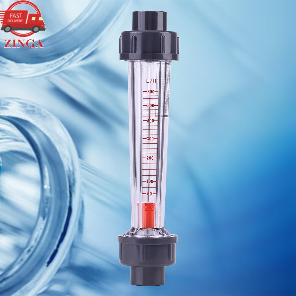 Zinga Zinga Peak Meter ประเภทท่อน้ำของเหลวทันที 60 600L H พลาสติก Rotameter LZS 15D