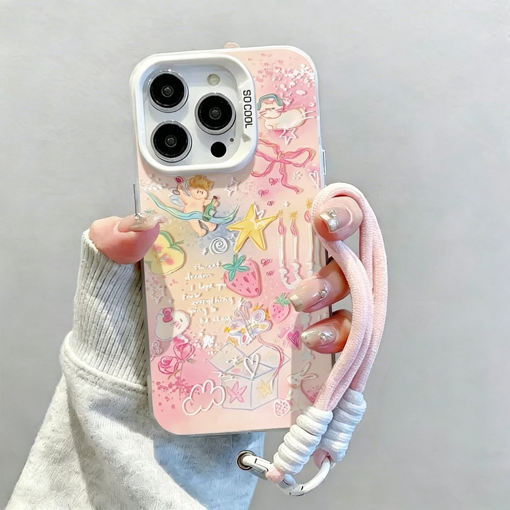 HP [เคส+สร้อยข้อมือ] เคส Vivo Y16 Y12i Y02 IQOO U3U20 Y15A Y20 U1XU3XY30gY11SY12SY20Y12AY21Y33SY32Y3