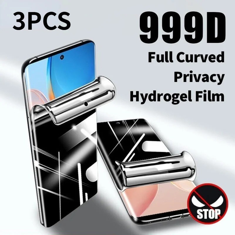 3 ชิ้น Anti Spy ความเป็นส่วนตัว Soft Hydrogel ฟิล์มสําหรับ Oppo F29 F27 Pro F29Pro F27Pro Plus Anti 