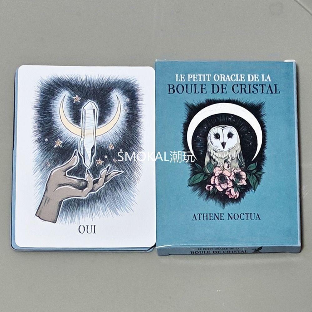 Crystal Ball Oracle Card 13 แผ่นภาษาฝรั่งเศสคํารุ่น 10.4 * 7.3 ซม. Le Petit Oracle คุณภาพสูงบริการ