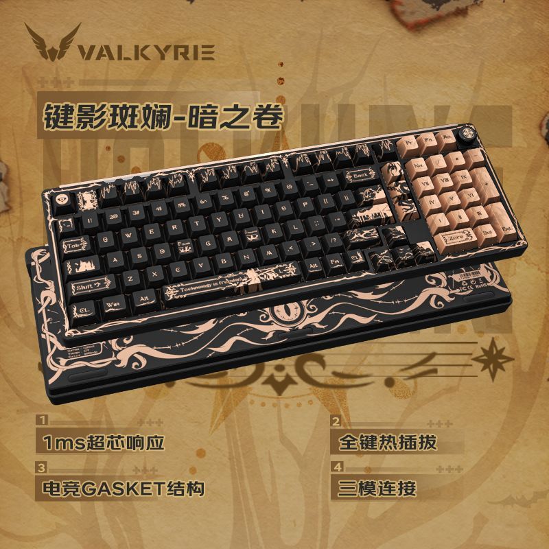 Guizhou Baiyao Hardware Co., Ltd. VALKYRIE VALKYRIE VK99 Pro Keyshadow คีย์บอร์ดเชิงกลแบบกําหนดเองสี