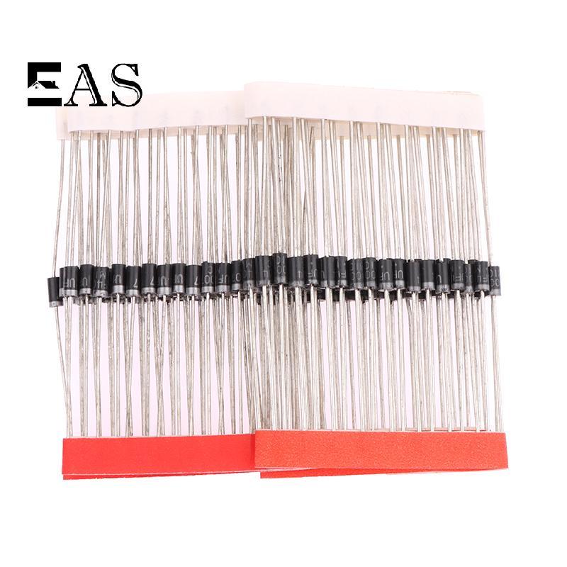 [EA] 50 ชิ้น Schottky Rectifier ไดโอด UF4004 UF4007 1A 400V 1000V Ultra Fast Recovery Diode Rectifie