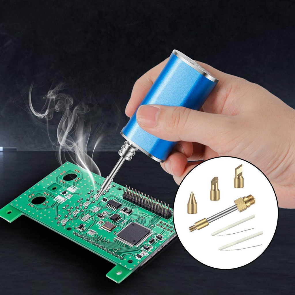 ปลายหัวแร้งไร้สาย USB 15W พร้อมเครื่องมือเชื่อมหัวหัวแร้ง 3 อัน