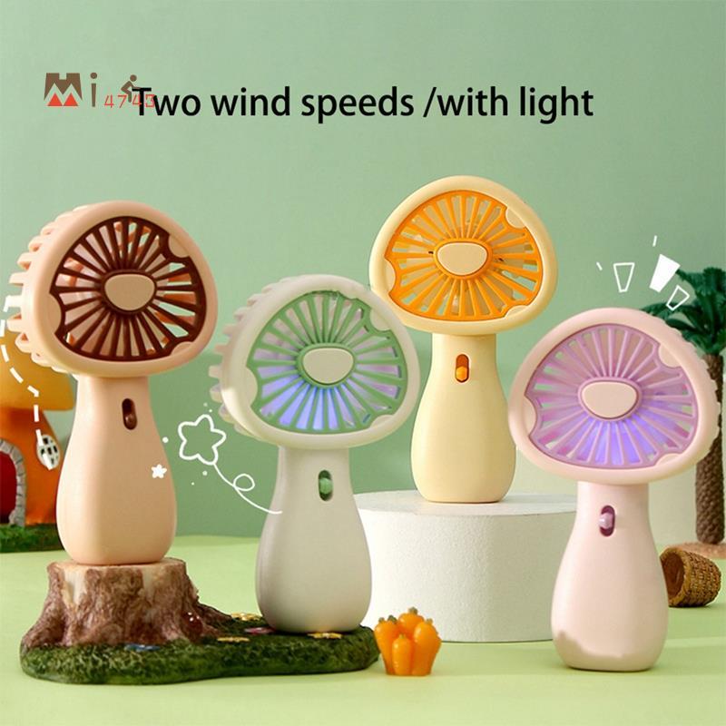 Mi4743Mini Handheld Small Fan พัดลมพกพากลางแจ้ง พัดลมมือถือ D