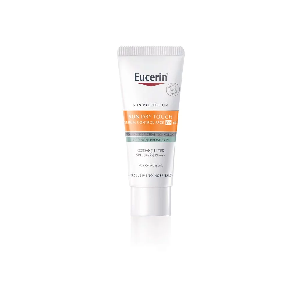 [Free Gift] Eucerin Sun Dry Touch DP60 ยูเซอริน ซัน ดรายทัช ซีบุ้ม คอนโทรล ดีพี 60+ # 5ml