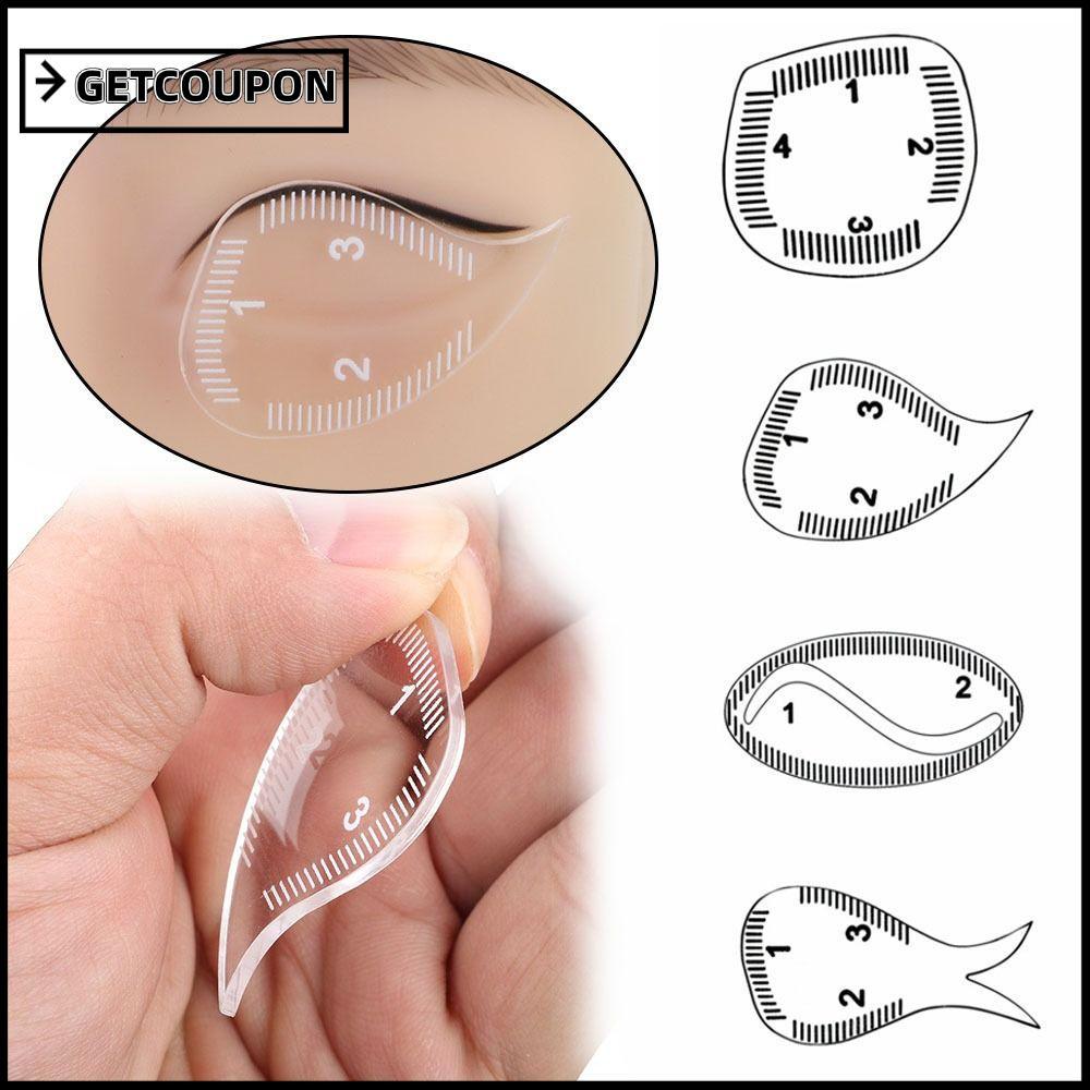 【⚡เวลาจำกัดราคาต่ำ】GETCOUPON 1 นาที Brow Shaping ไม้บรรทัด, Fast Drawing Shaping Brow Mapping ไม้บรรทัด, ของขวัญนํากลับมาใช้ใหม่วาดคิ้ว Desgin ไม้บรรทัดสําหรับผู้เริ่มต้น