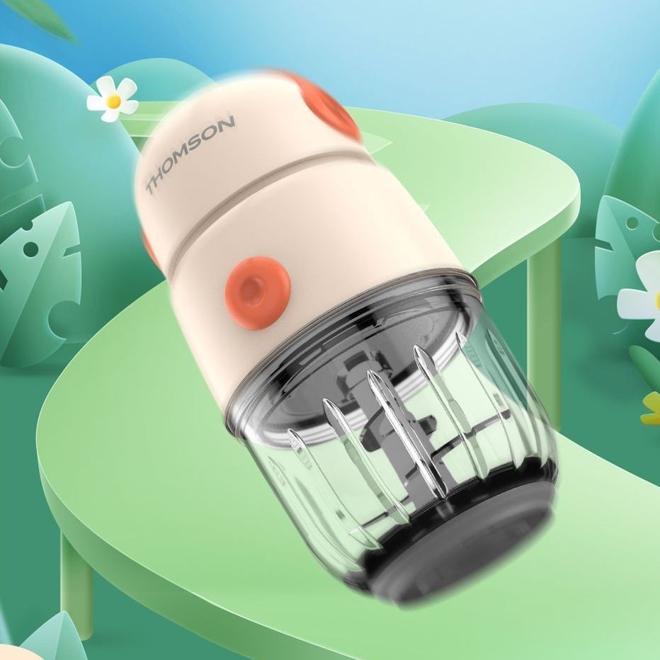 THOMSON THOMSON เครื่องเสริมอาหารเด็กผลไม้กวนในครัวเรือนปลอดภัยไฟฟ้าบดโคลนกวนทําอาหาร THOMSON THOMSO