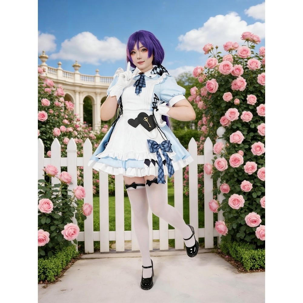 Love lovelive cos lovelivecos Tojo Nozomi cos Tojo Nozomi cos เสื้อผ้า Tojo Nozomi cos วิกผม