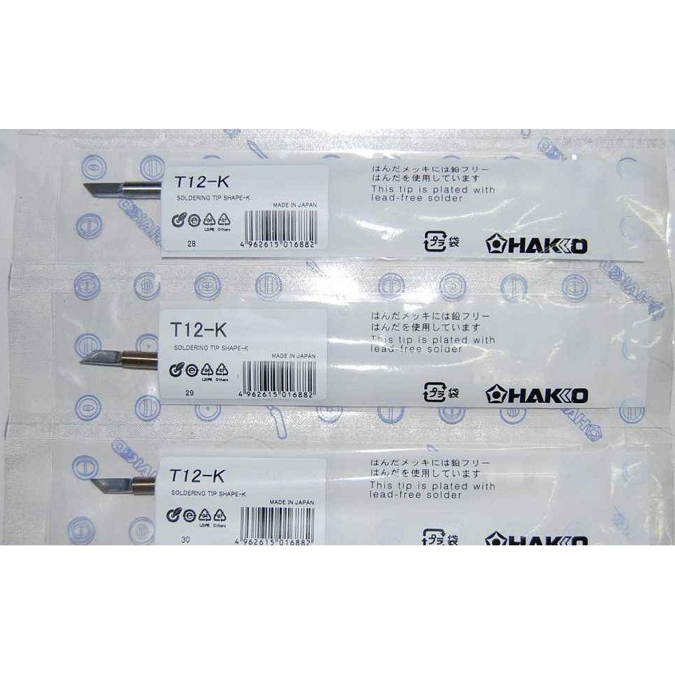 ปลายเชื่อมญี่ปุ่น หัวแร้งบัดกรี Series ปลายหัวแร้ง HAKKO แสงสีขาว t12-bc2 t12-d24T12T12-I SMI1