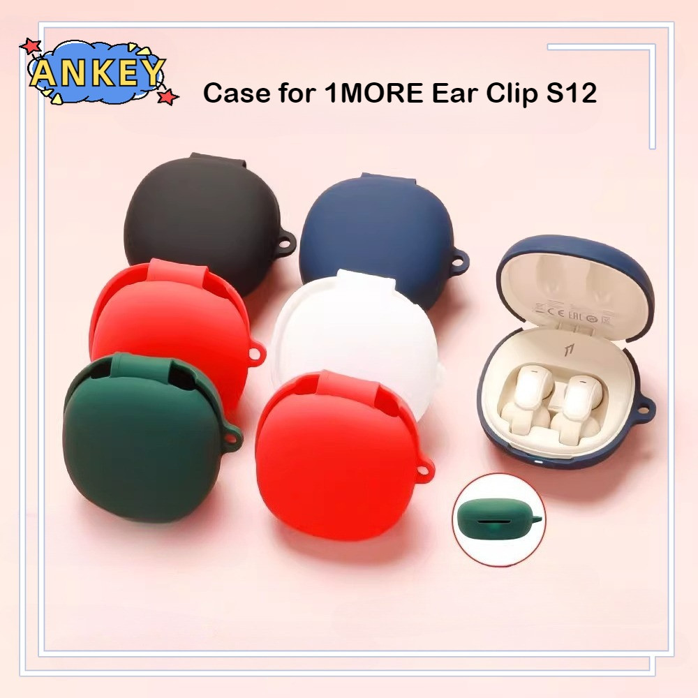 Case for 1MORE Ear Clip S12 Earphone Protective Cover Anti-fall Soft Silicone Wireless Bluetooth Ear