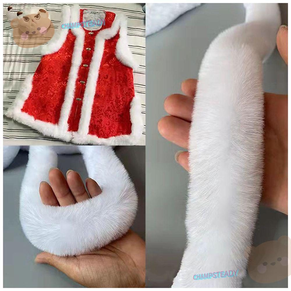 CHAMPSTEADY Furry Ribbon DIY Craft Trimming Ribbon Furry Fluffy 100cm