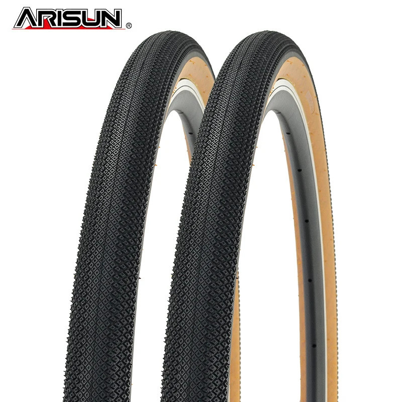 CHAOYANG ARISUN 70035/38/40/45C แผนที่จักรายาง 60TPI/30TPI สีน้ำตาล ขอบกรวด เวินเทจ ทนทาน