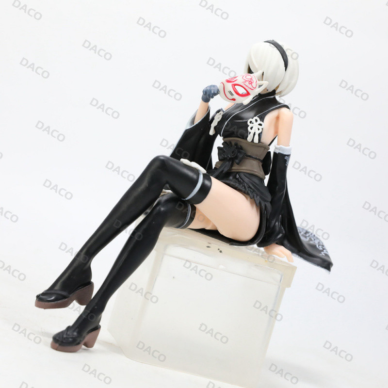 ชุดคอสตูม Nier Automata Mechanical Age รูป Yulha Humanoid 2B ของขวัญเกมเครื่องประดับบะหมี่กึ่งสำเร็จรูป