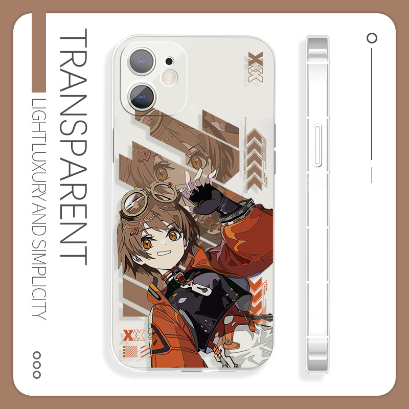 Crescent Collegegus Millennium Apple 17 เคสโทรศัพท์สองมิติ 11 เหมาะสําหรับ 16pro Xiaomi 14OPPOa92s R