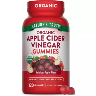Nature’s Truth Organic Apple Cider Vinegar 500 mg. Gummies 🍎 (120กัมมี่) กัมมี่แอปเปิ้ลไซเดอร์