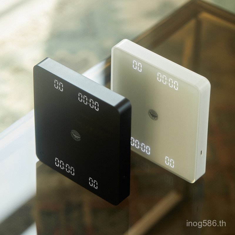 Hand Brew Dual-Screen Scale 2kg Together พร้อมตัวจับเวลาชาร์จกาแฟ Scale Kitchen Scale เครื่องชั่งกาแ
