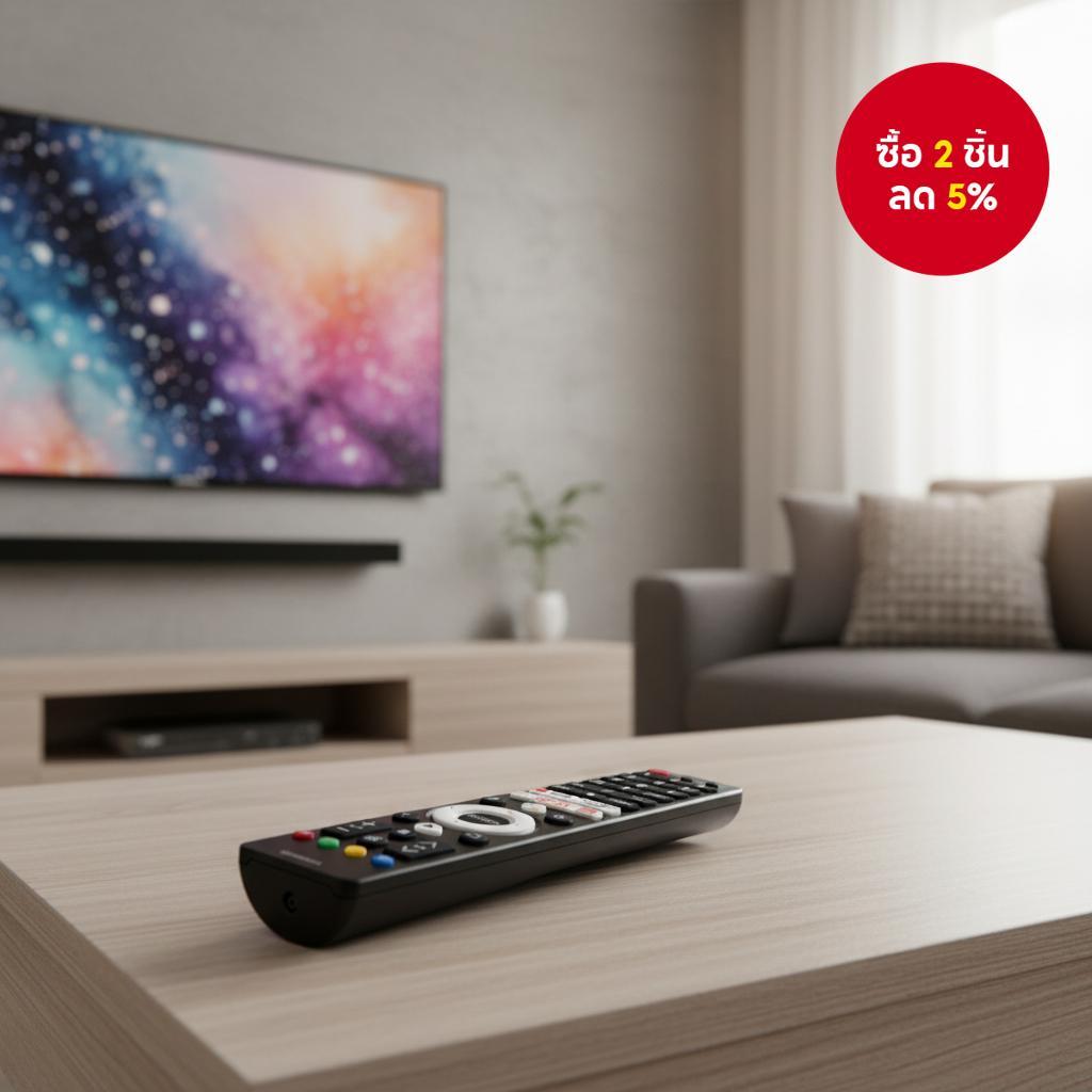 รีโมท GB326WJNA สําหรับทีวี Sharp รุ่น 2T-C32BE1T, 2T-C40BG1X, 2T-C42BG1X, 2T-C20BG1I, 4T-C50BJ3T, 4