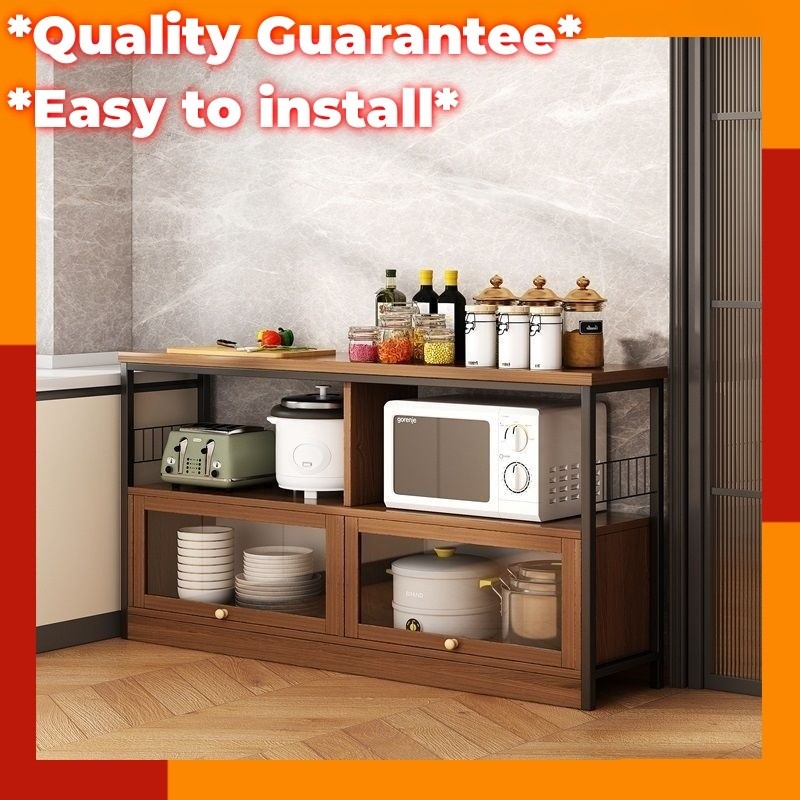 Kitchen cabinet storage cabinet shelf floor cabinet home vegetable cutting table multi-function stor