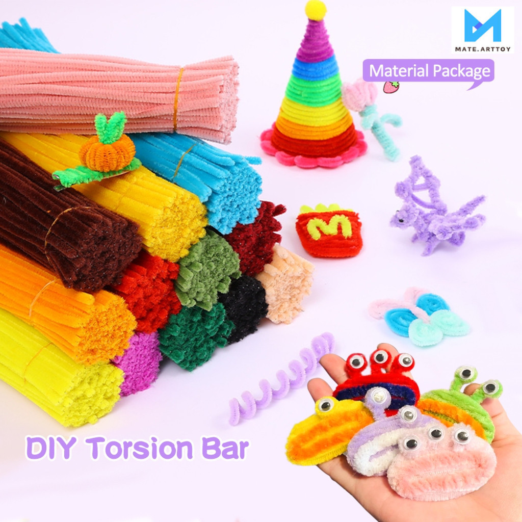 ชุดอุปกรณ์ DIY ไหมกำมะหยี่ ไหมกำมะหยี่ขนาด 30 ซม. สำหรับทำดอกไม้ จำนวน 100 ชิ้น งานฝีมือ สีสันสดใส เนื้อนุ่มฟู
