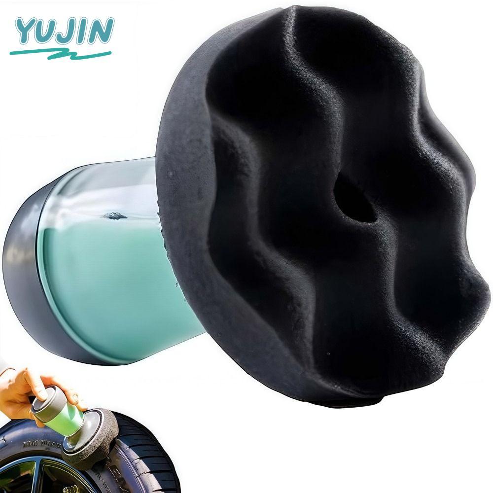 YUJIN Tyre Shine Applicator, No-Drip Streak-Free Shine ยางรถยนต์ Flow Dressing Applicator, นํากลับมา