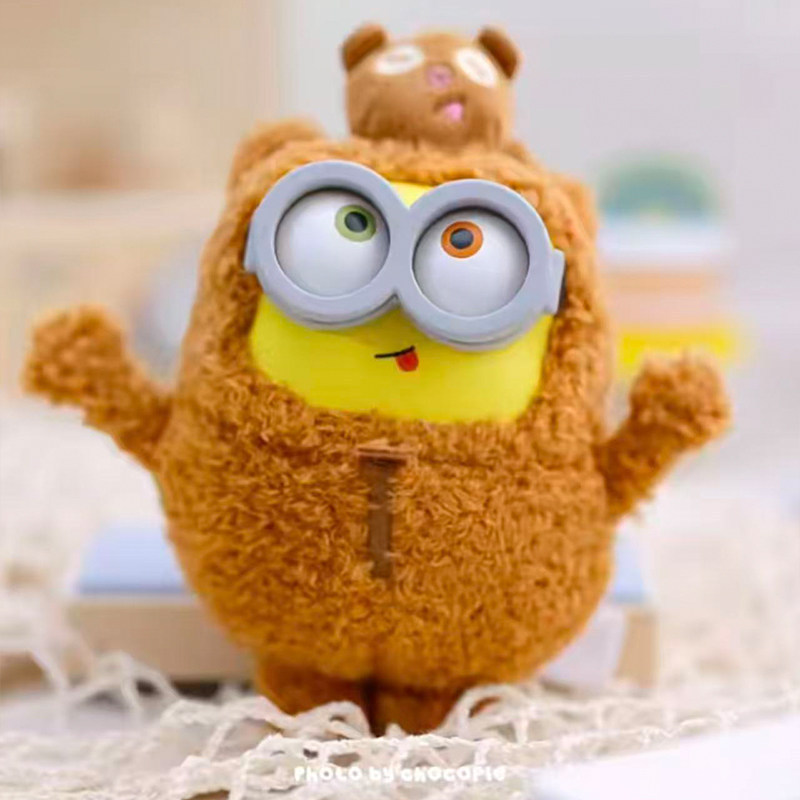 ของแท้ 52TOYS Bob & Tim Minions Good Friends Together Mystery Box ไวนิลจี้ตุ๊กตาอินเทรนด์ Play Gift