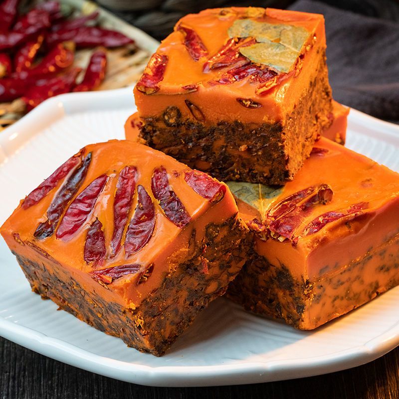 Chongqing Specialty Jiaxiangcui Bazi วัสดุฐานหม้อไฟเก่า 268/520g Butter Mala Tang String วัสดุฐานเชิ