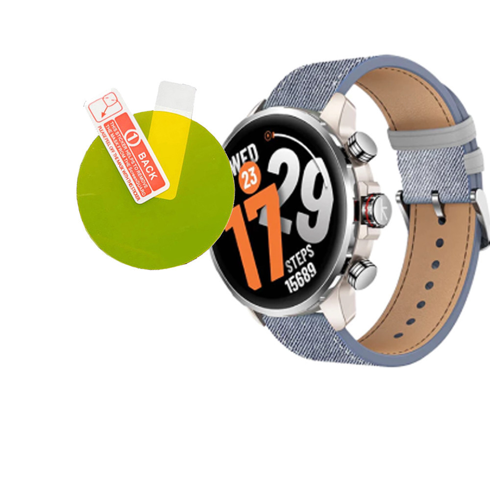สําหรับ Kieslect Kr3 pro 2 ตัวป้องกันหน้าจอ Smartwatch ฟิล์มป้องกันที่ชัดเจนฟิล์ม TPU แบบนุ่ม