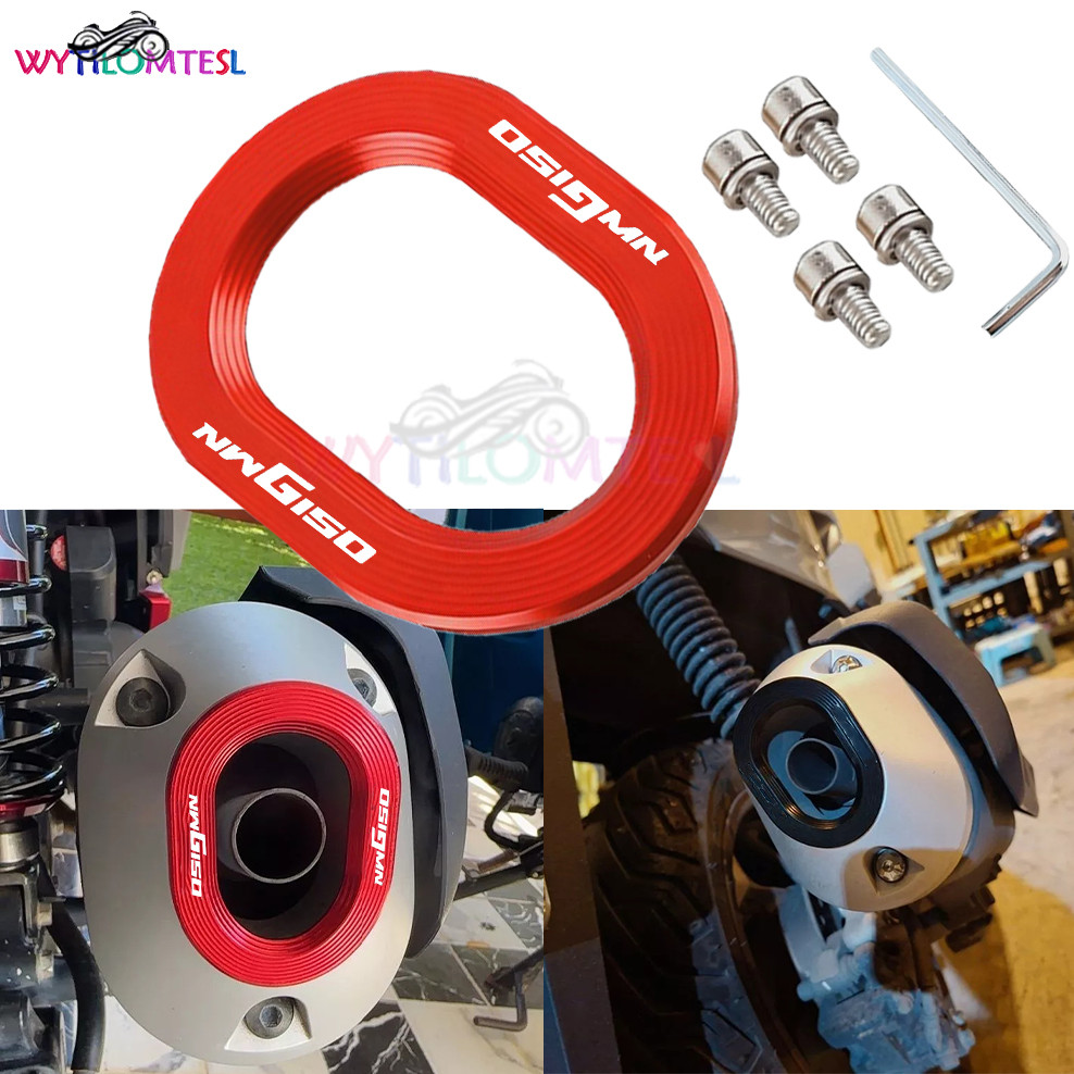 Fit สําหรับ Honda NWG150 Nwg 150 2025 รถจักรยานยนต์ CNC ท่อไอเสียท่อไอเสียท่อไอเสียอลูมิเนียมฝาครอบต