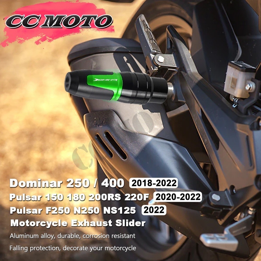 ตัวเลื่อนไอเสียรถจักรยานยนต์สําหรับ Bajaj Dominar 250 400 Pulsar 200RS 150 220F 180F F250 N250 NS125