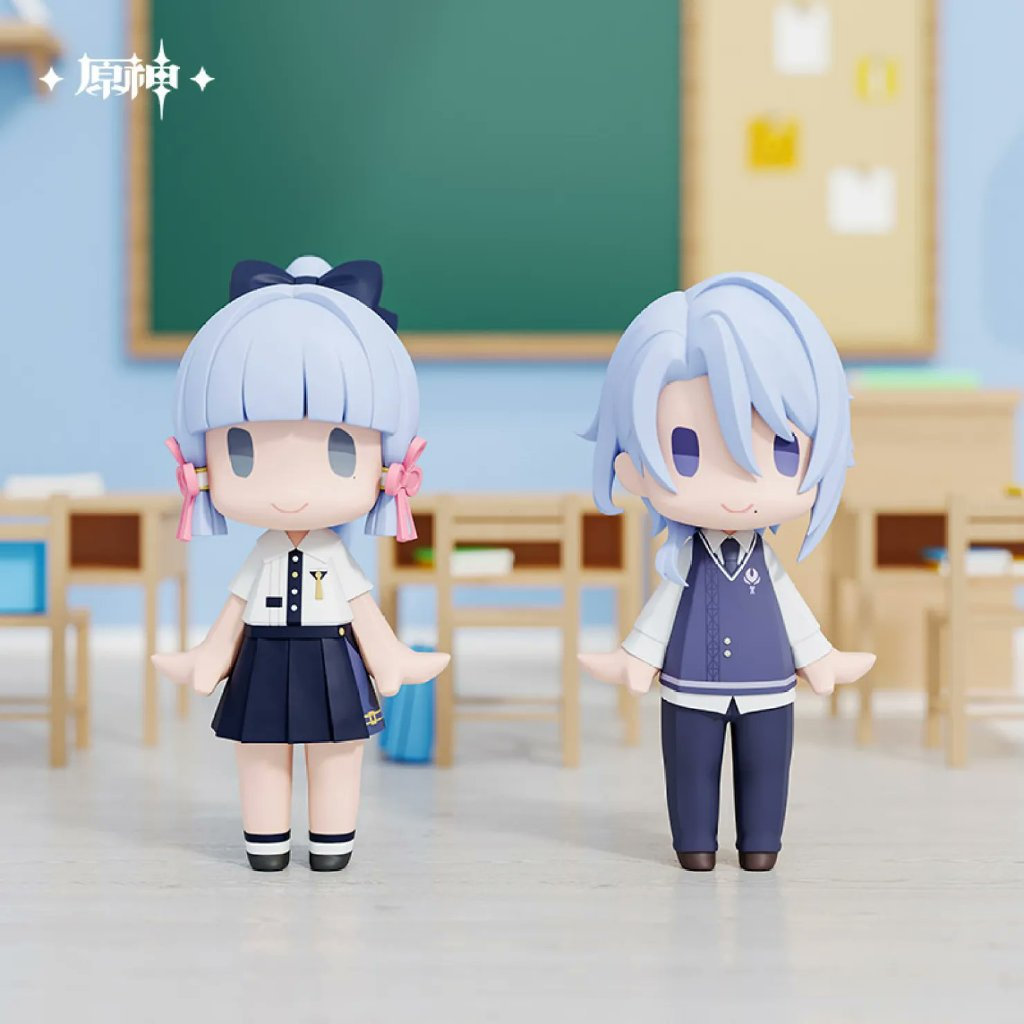 (Valued-Packed) HELLO! GOOD SMILE Genshin Impact Kamisato Ayato & Kamisato Ayaka Posable Figure Genu