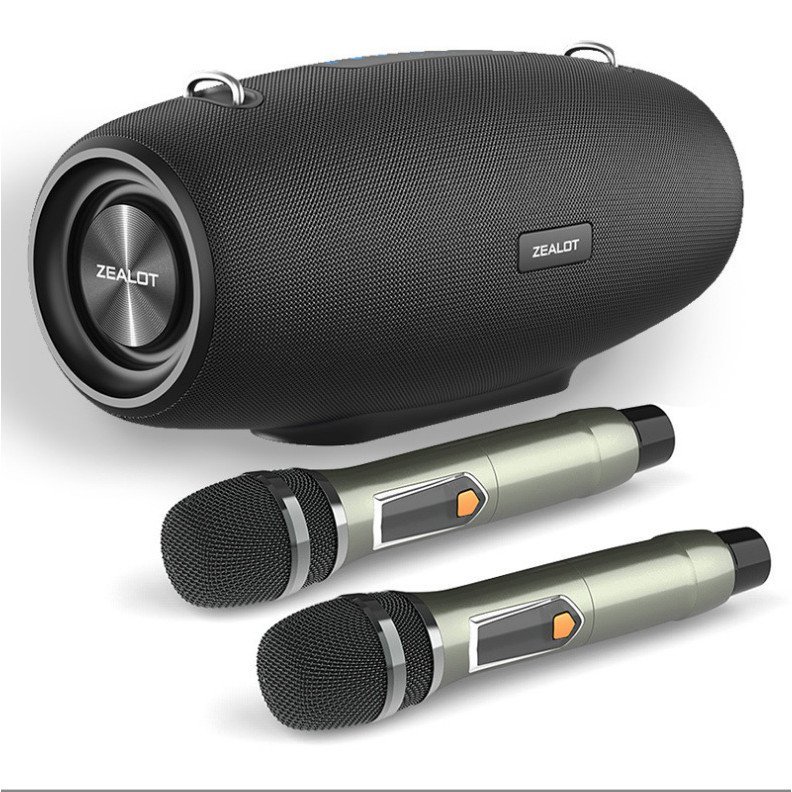 S67 High-Power Square Dance บลูทูธครอบครัว K-Song ลําโพงไร้สายไมโครโฟนคู่ KTV Audio 100W