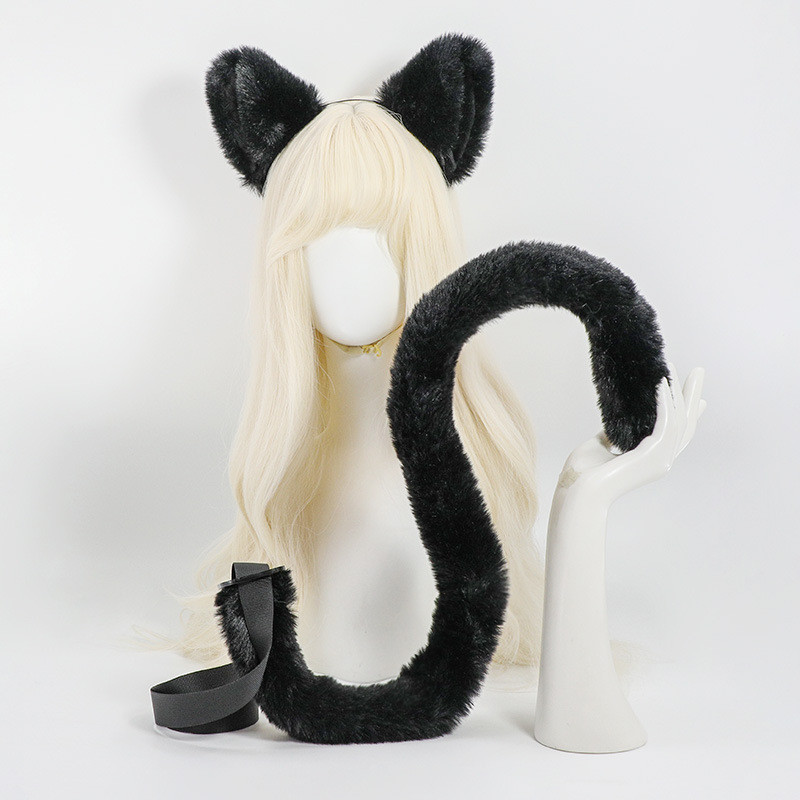 Cat Ears Headband Cat Tail Ornament Nekopara Animal Ears Hair Accessories Beast Tail Cute Cat Cospla