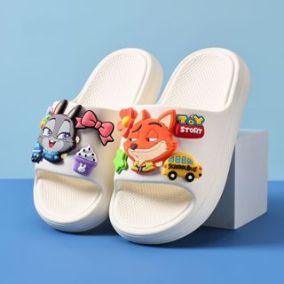 รองเท้าแตะเด็ก Zootopia Judy Nick กันลื่น พื้นนุ่ม เงียบ ใส่…